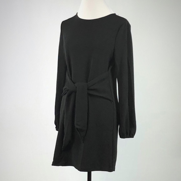 Long Sleeve Black Dress - Picture 4 of 7